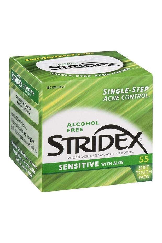 SingleStep Acne Control Sensitive with Aloe Alcohol Free Soft Touch Pads