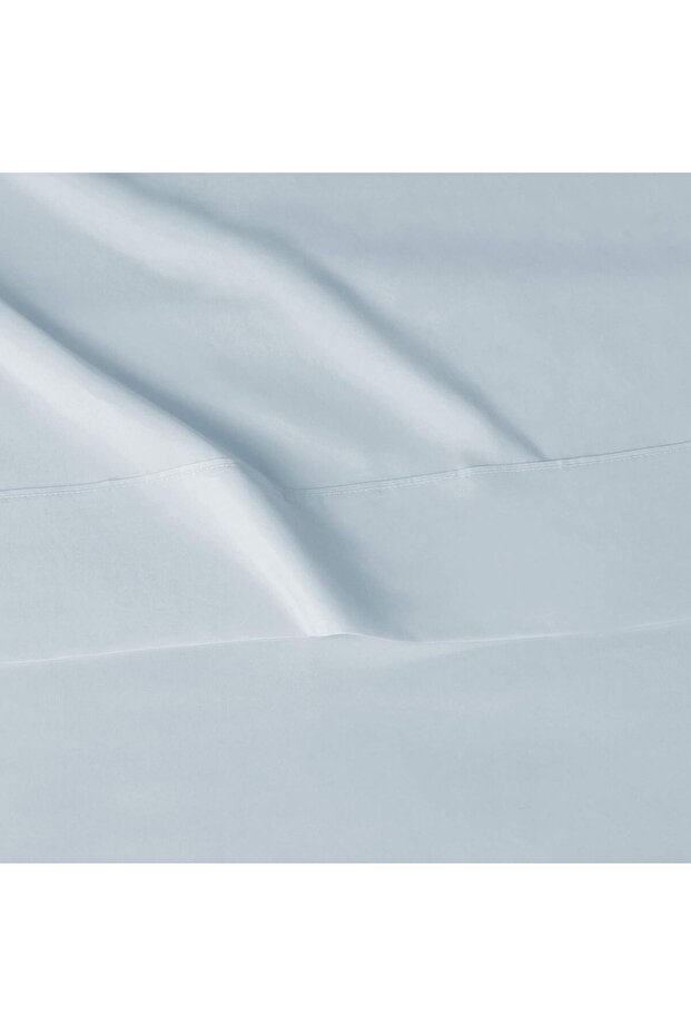 Lightweight Microfiber Bed Sheet Set with Deep Pockets - Twin, Light Blue - 4