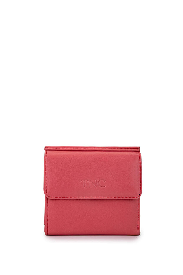 Unisex Genuine Leather Pink Wallet