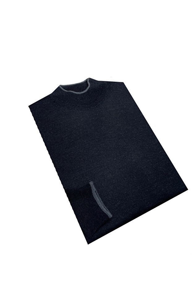 Men's Half-Thigh Wool Sweater-Herman