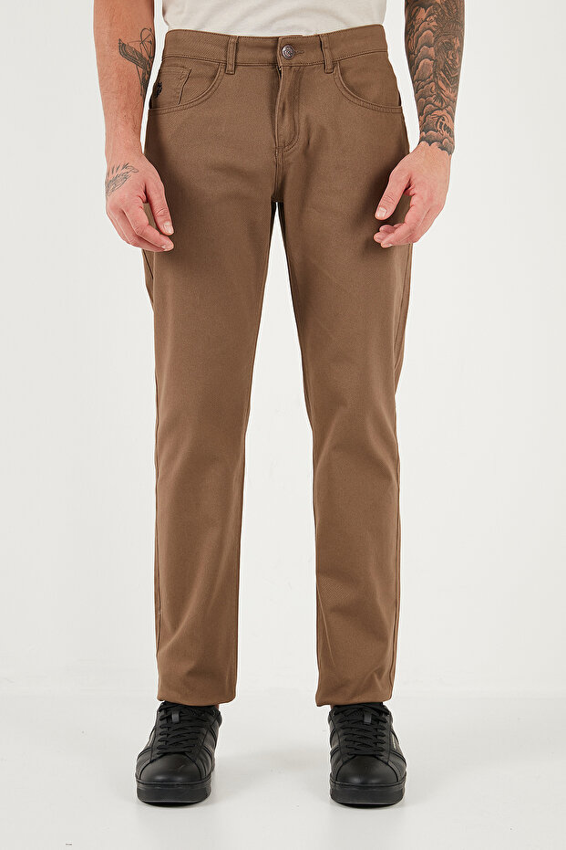 U.S. Polo Cotton Regular Fit Logo Pants Men's Pants G081Gl0782238677