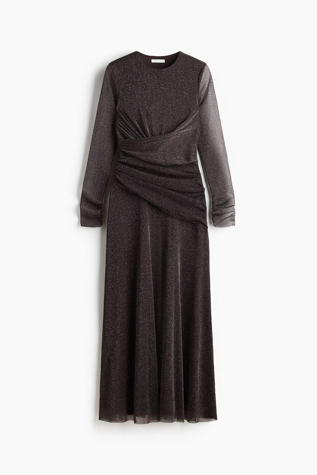 Simli File Elbise - 4