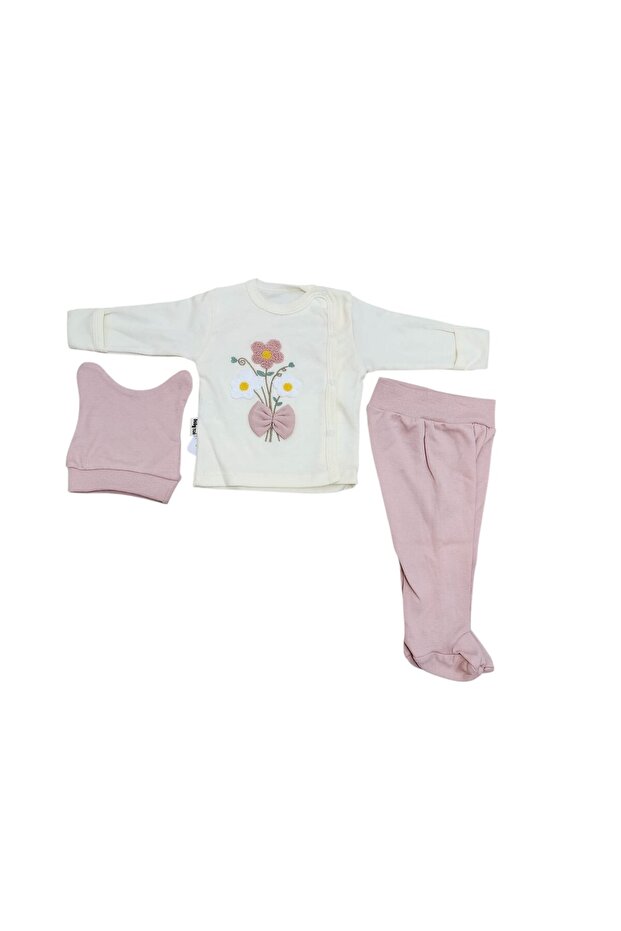 Baby Girl 3-Piece Bodysuit Set
