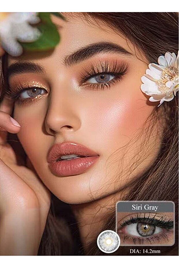 FreshLady Freshlady Colored Lenses Siri Gray 14.20mm Yearly Disposable for Daily Wear