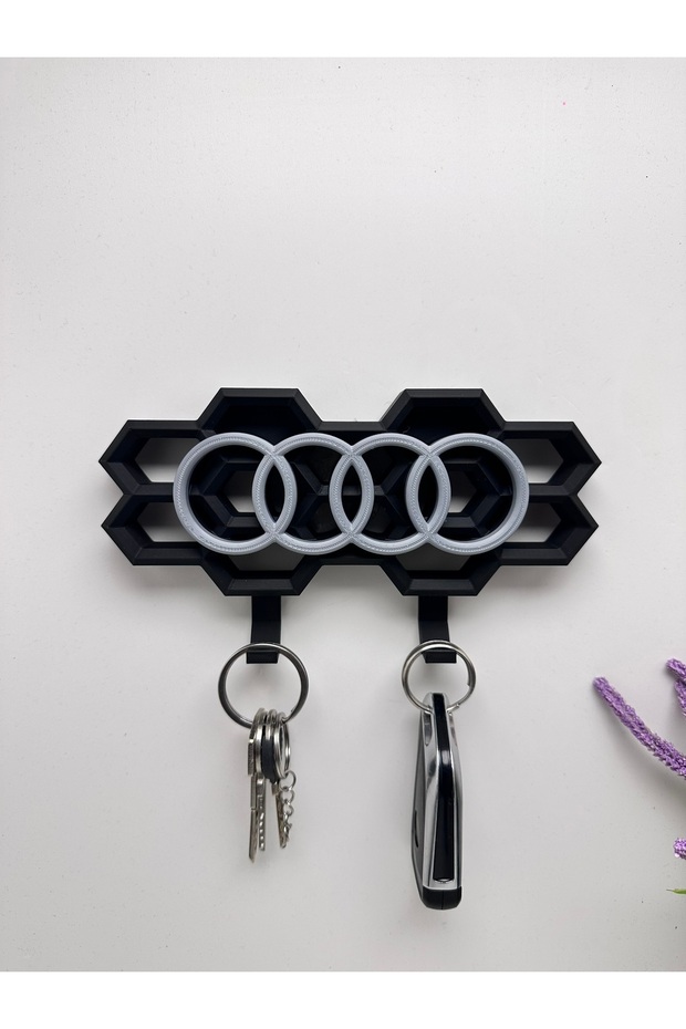 3D Printing Decorative Audi Model Key Holder with Grille Design