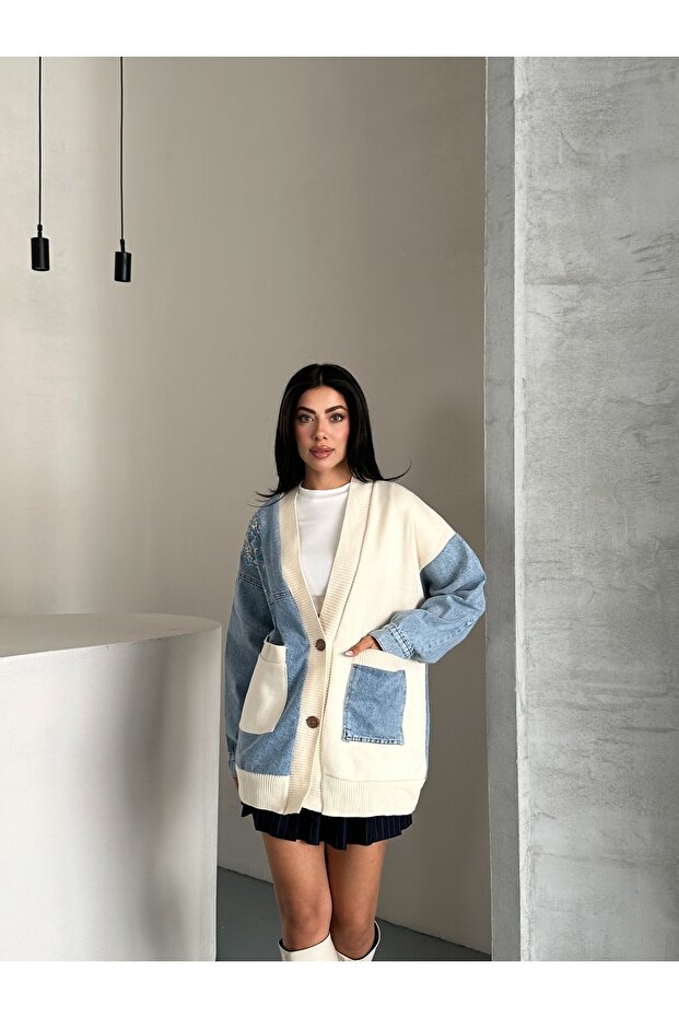 Kadın Ceket Triko - 6