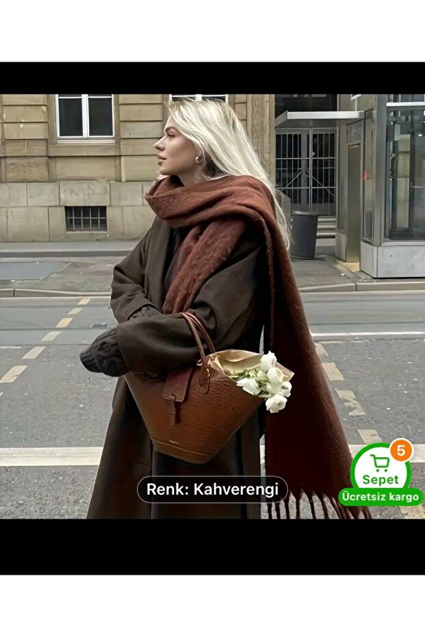 Eșarfă Boucle moale premium - 4