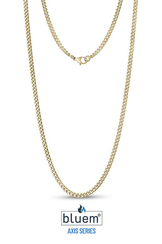 Axis Series Flow Nano 3 mm Men's Steel Chain Necklace