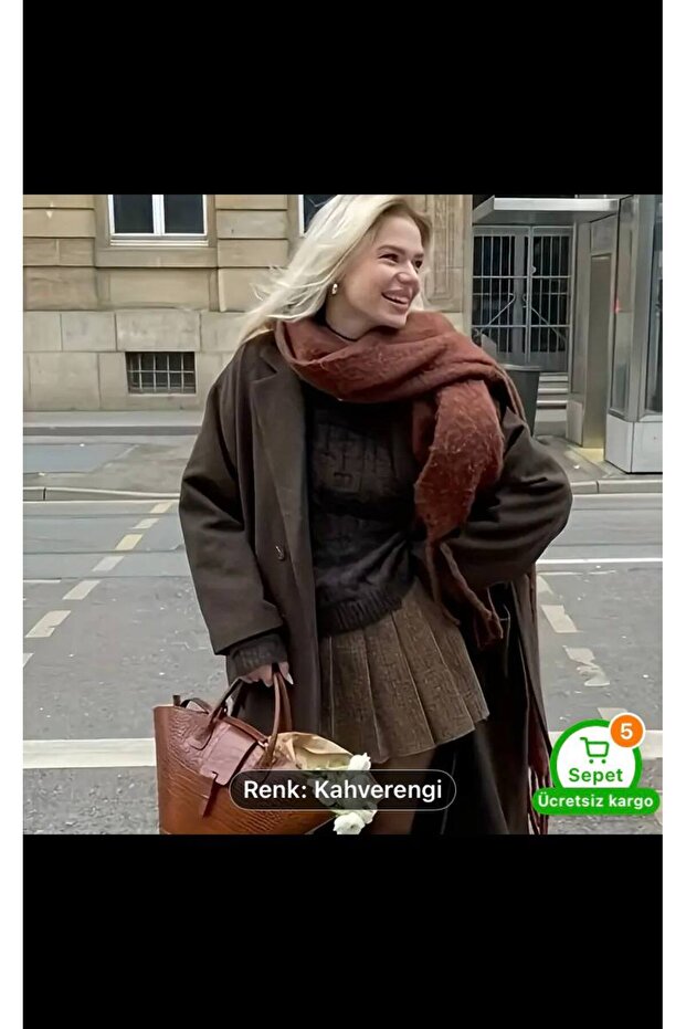 Eșarfă Boucle moale premium - 5