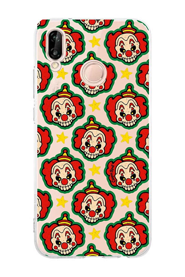 حافظة هاتف شفافة متوافقة مع هاتف هواوي P20 لايت - 1