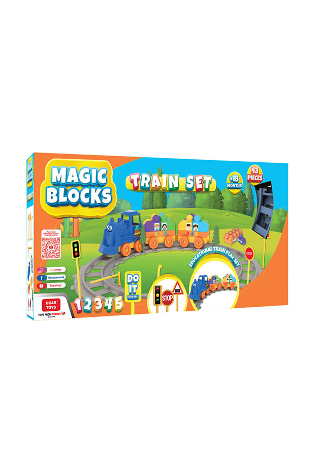 Magıc Blocks Tren Set (43Pcs) - 3