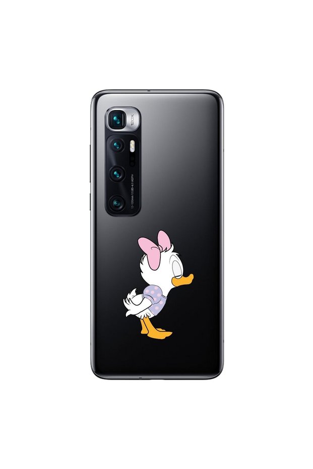 Xiaomi Mi 10 Pro Compatible Transparent Case Couple Duck 1 Design