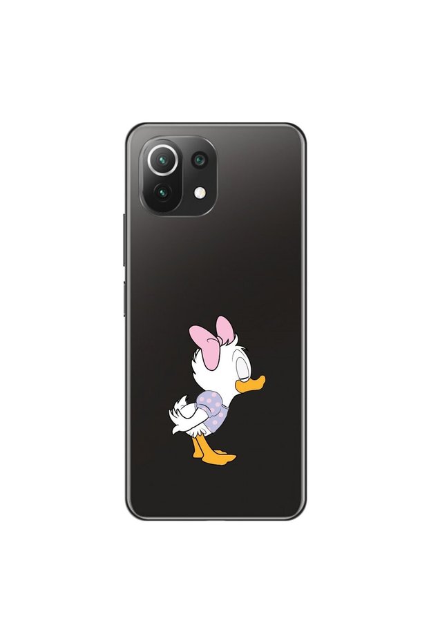 Xiaomi Mi 11 Lite Compatible Transparent Case Couple Duck 1 Design