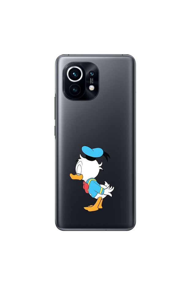 Xiaomi Mi 11 Compatible Transparent Case Couple Duck 2 Designs