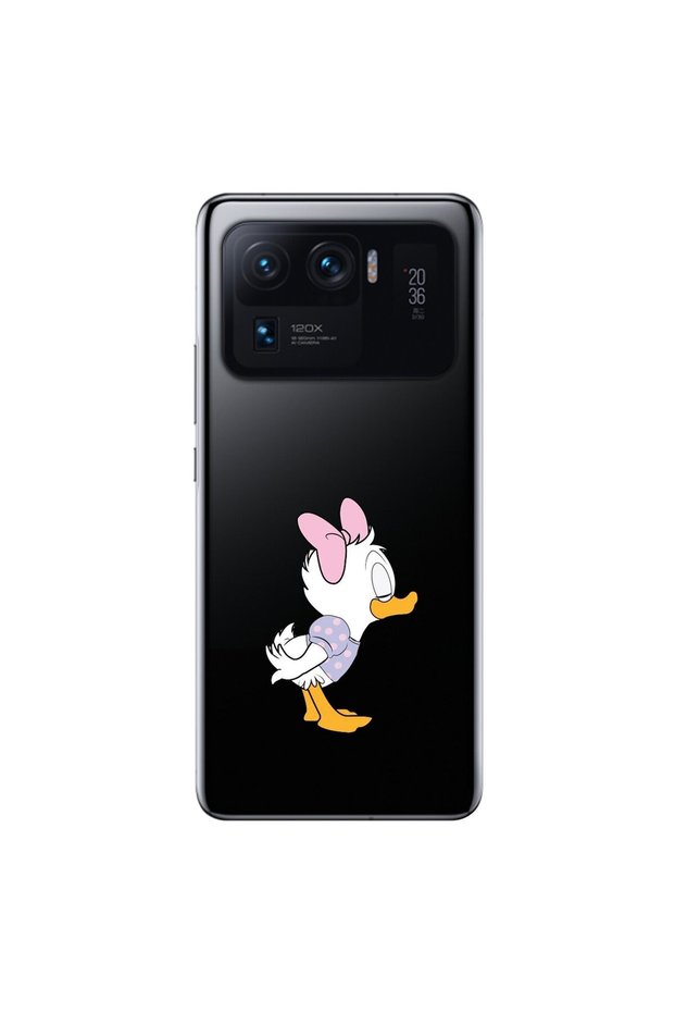 Xiaomi Mi 11 Pro Compatible Transparent Case Couple Duck 1 Design