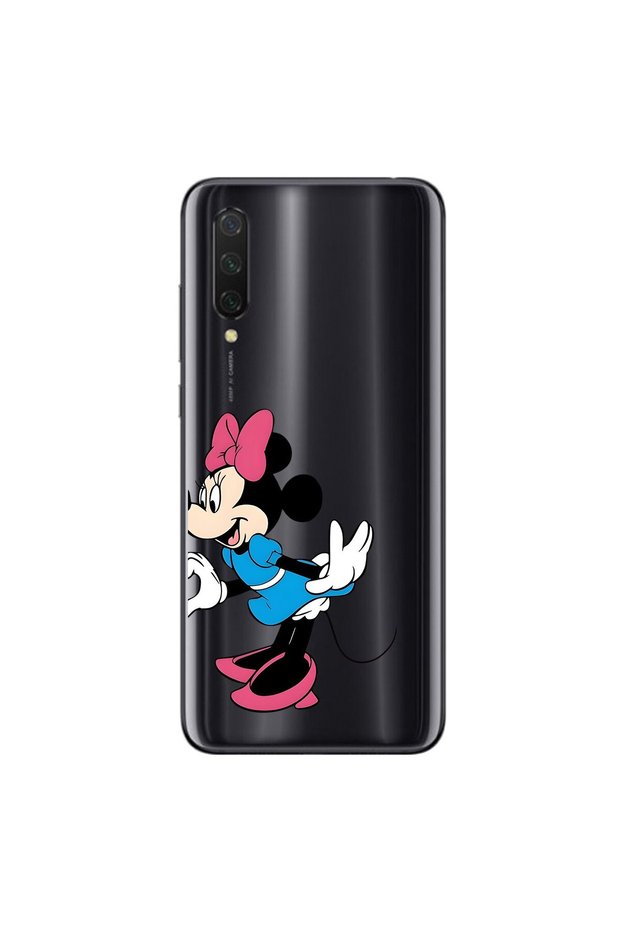Xiaomi Mi 9 Lite Compatible Transparent Case Couple Minnie 2 Designs