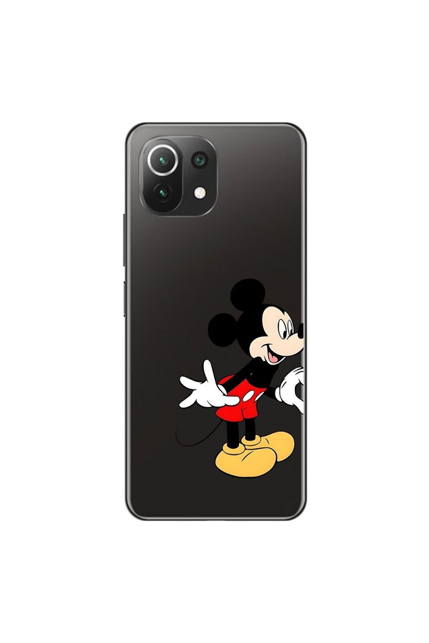 Xiaomi Mi 11 Lite Compatible Transparent Case Couple Mickey 1 Design