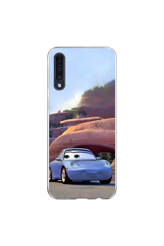 Samsung Galaxy A70 Compatible Transparent Case Couple Sally 2 Designs