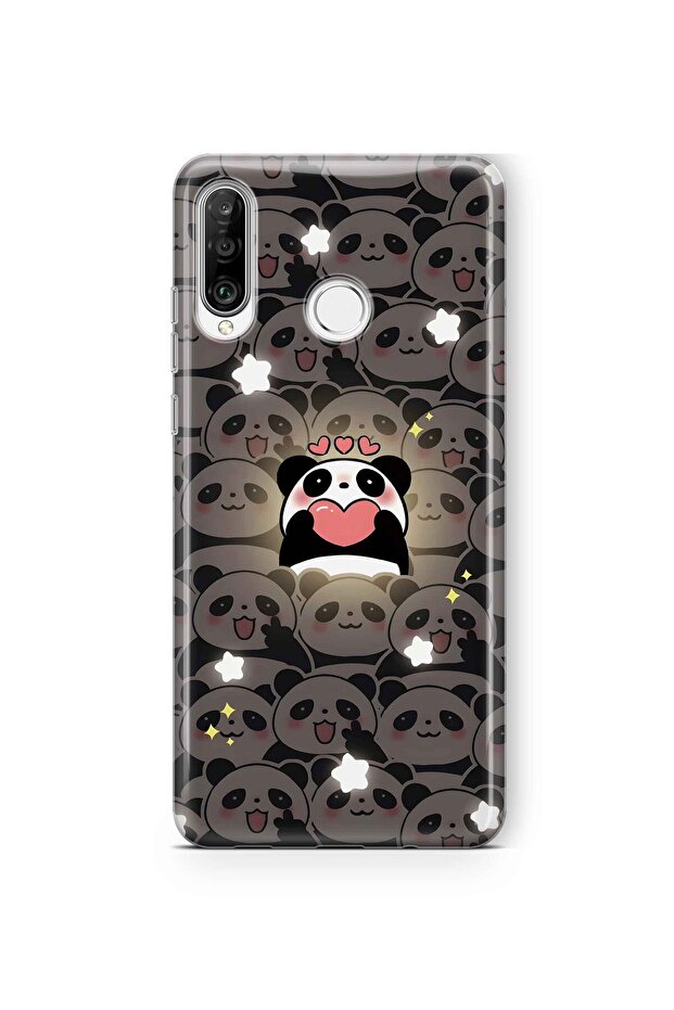 حافظة هاتف شفافة متوافقة مع هاتف Huawei P30 Lite - 1