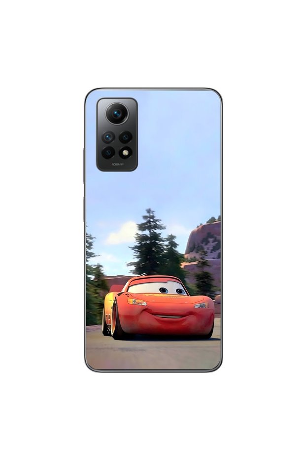 Xiaomi Redmi Note 12 Pro Compatible Transparent Case Couple Mcqueen 1 Design