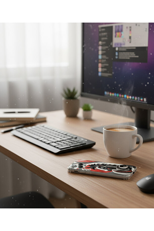 حافظة شفافة متوافقة مع هاتف iPhone 7 تحتوي على 5 تصميمات - 4