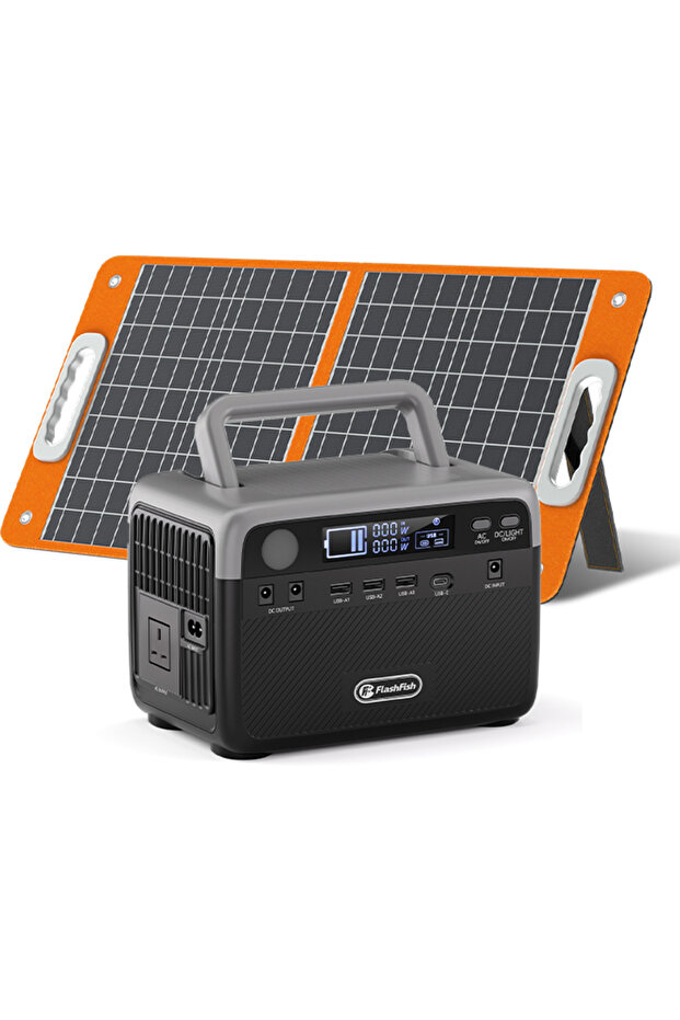 مولد طاقة شمسية متعدد الوظائف FL9-A | بنك طاقة 56 واط/ساعة | مصباح تخييم - 11