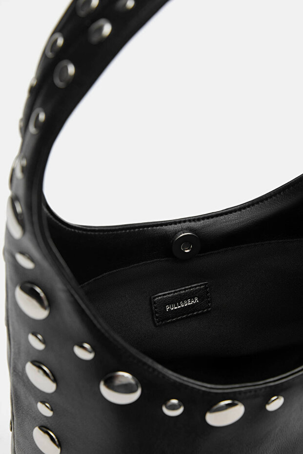 Zımba detaylı omuz çantası - 3