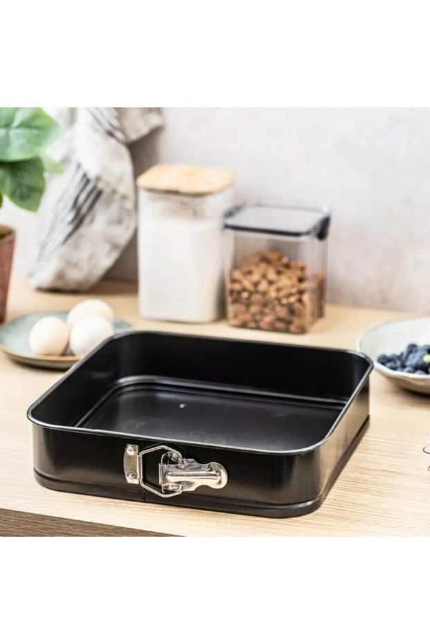 Cake pan, baking tray, square, 24 cm,