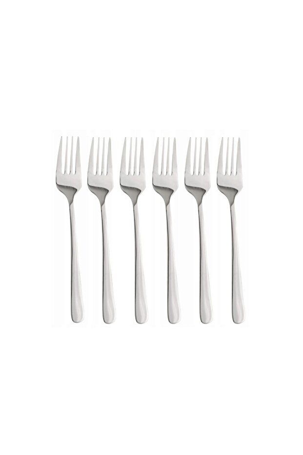 Set furculite de masa, inox, 6 elemente,