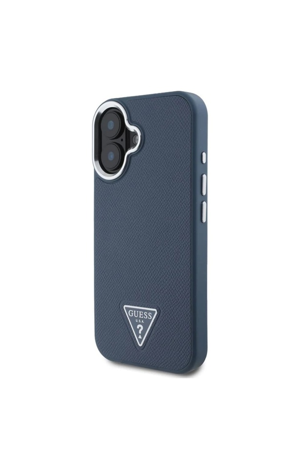Case for IPhone 16, Grained Triangle, Black - 5