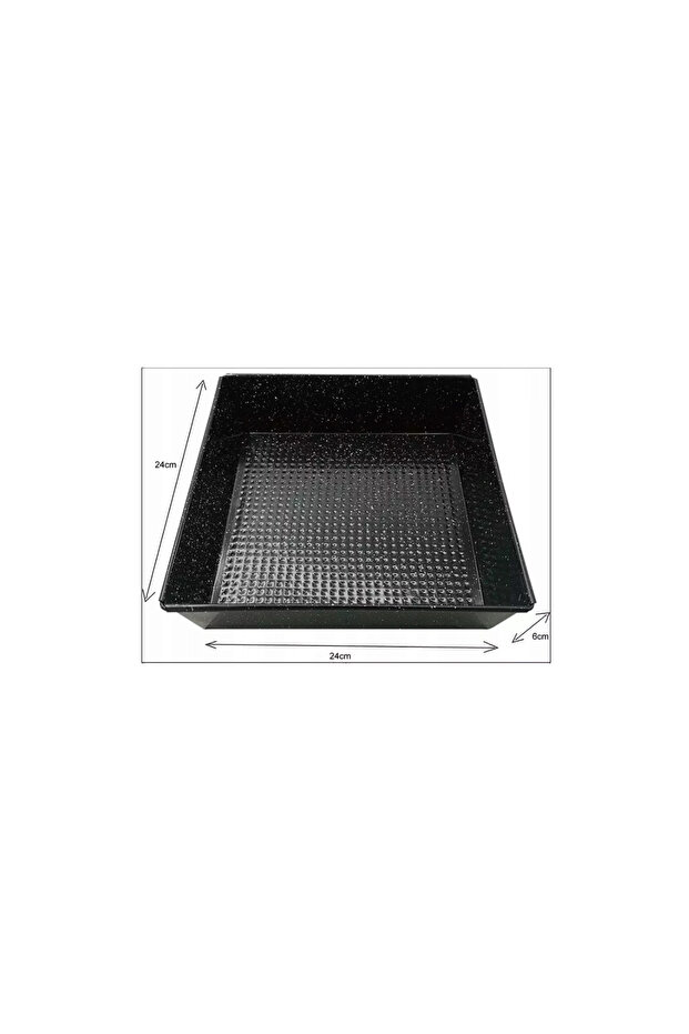 Square baking tray, 24x24x6 cm, - 2