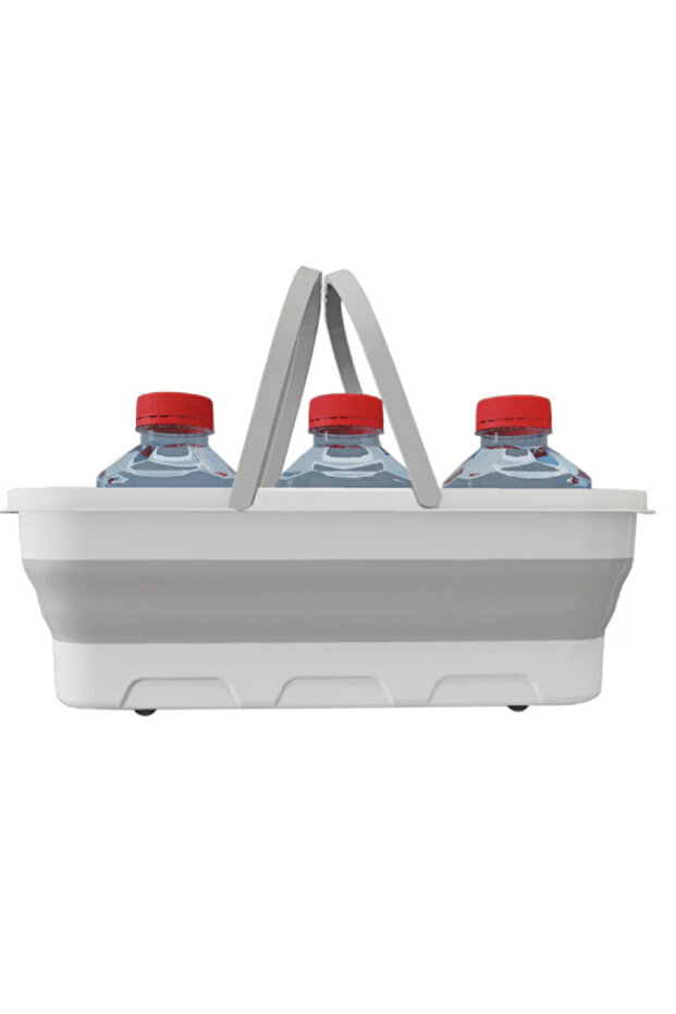 Portable rectangular folding basin 8 liters - 7