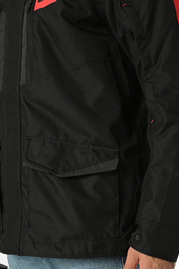 معطف METROPOLIS EVO أسود-أحمر - 8