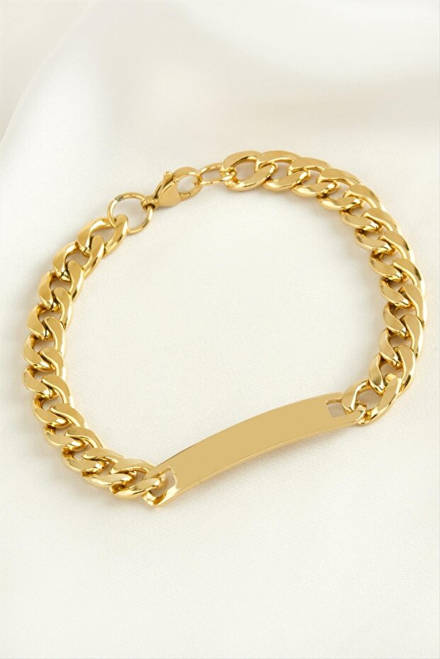 Imprint Steel Bracelet (Name Can Be Written)