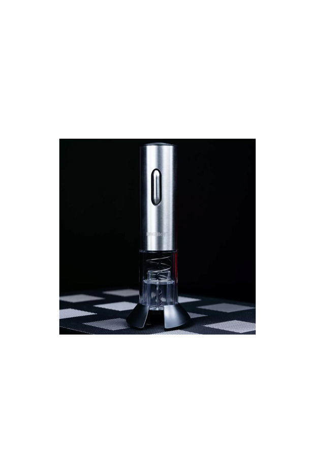 Electric bottle corkscrew, rechargeable, gray, - 5