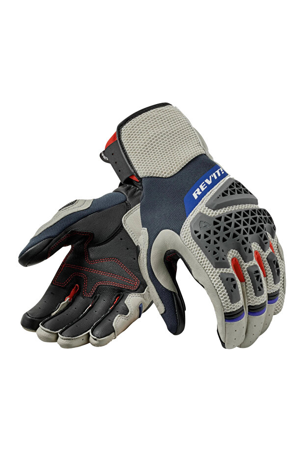 SAND 5 قفازات فضية-حمراء - 1