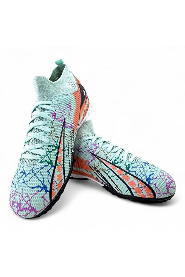 Comfortable Lace-Up Carpet Field Shoes Mint Green