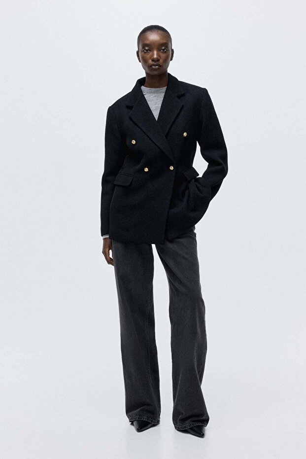 سترة مزدوجة الصدر - 3