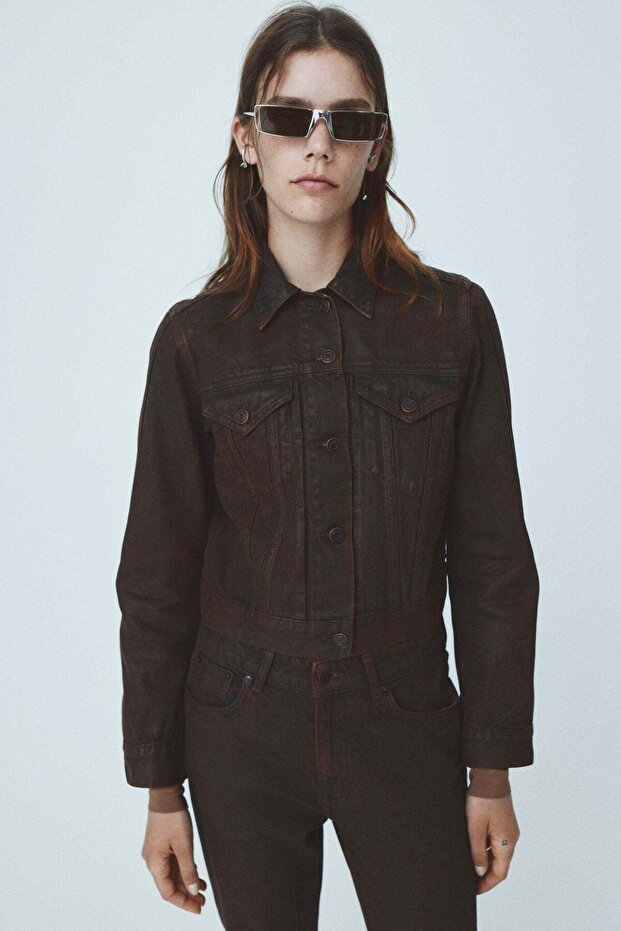 سترة جينز مطلية - 2