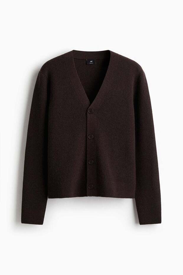 Regular Fit Wool cardigan