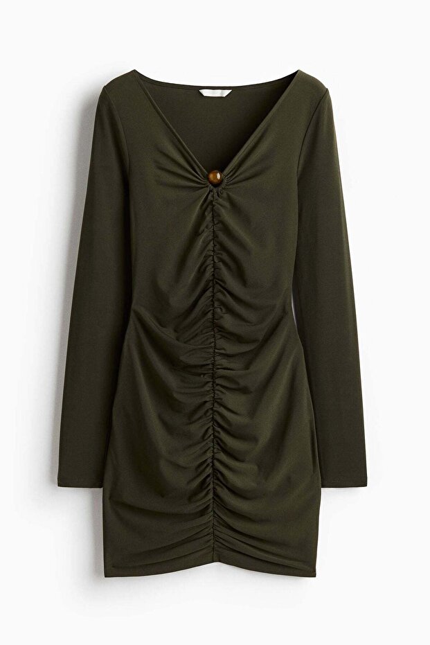 Draped mini dress