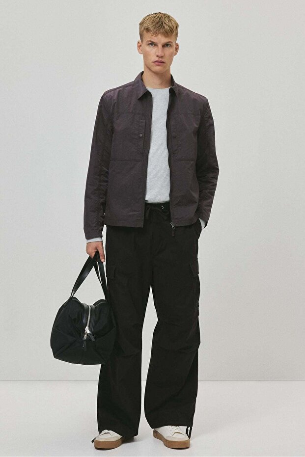 Regular Fit Nylon overshirt