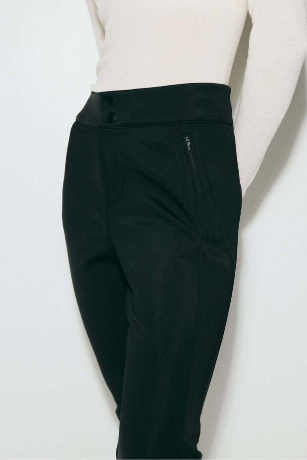 Brushed-inside ski trousers