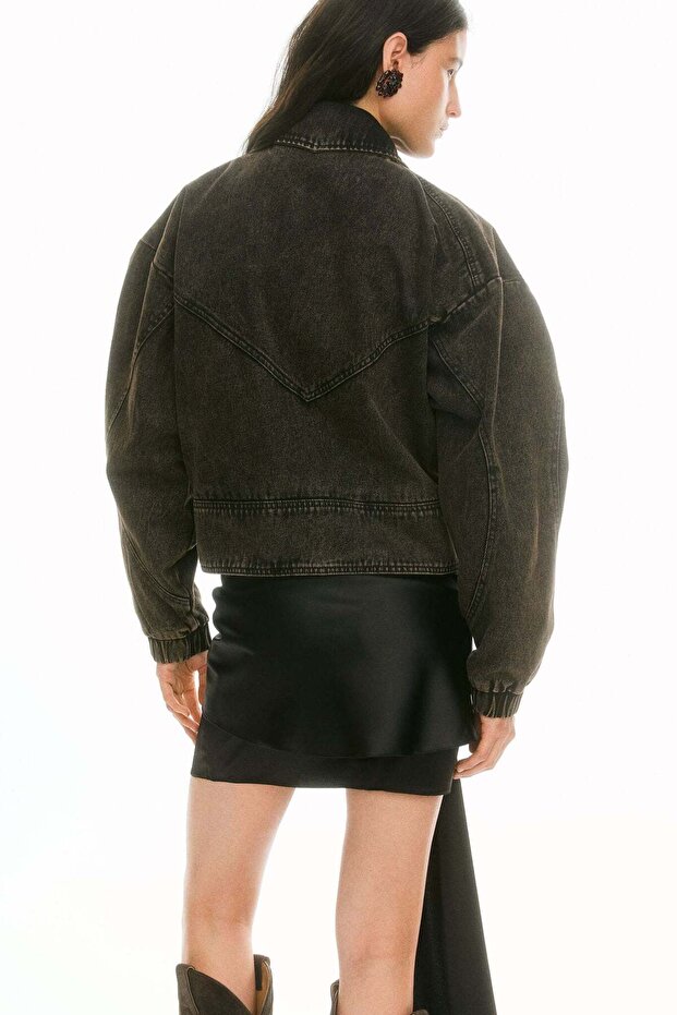 سترة تويل كبيرة الحجم - 4