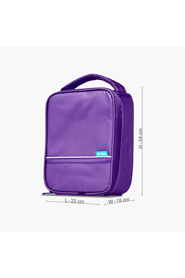 حقيبة غداء صلبة بسحاب للإغلاق - 2