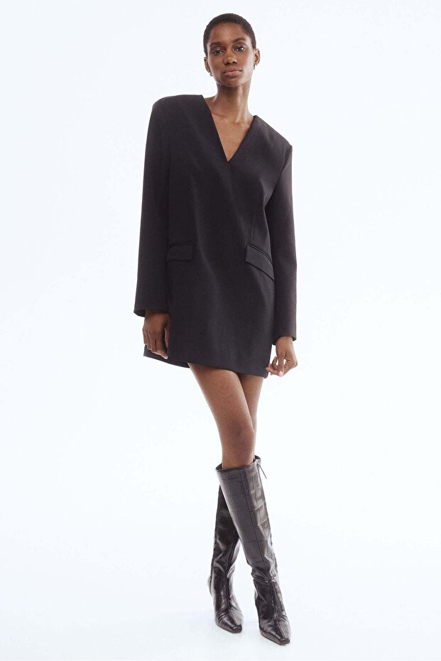 V-neck dress