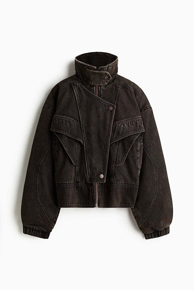 سترة تويل كبيرة الحجم - 5