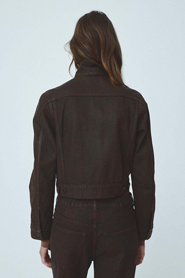 سترة جينز مطلية - 4