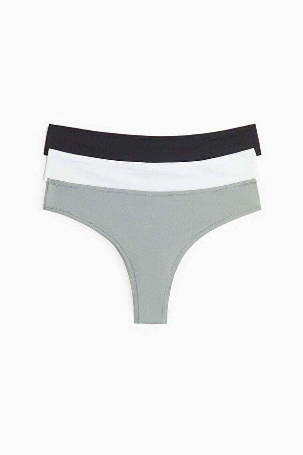 3-pack microfibre Brazilian briefs