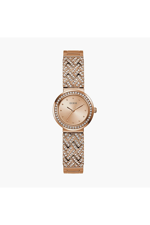 Rose Gold Analog Stainless Steel Strap Watch - GW0476L3